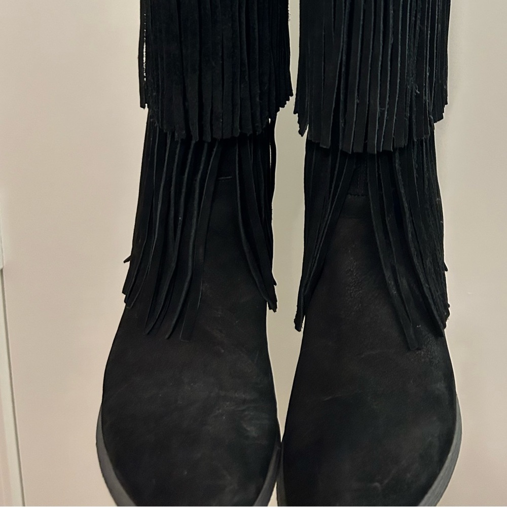 Denise Suede Fringe Boot - Picture 5 of 16
